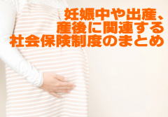 妊娠から出産、育児に関する社会保険制度の総まとめ
